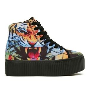 HIYA Tiger Platform Sneakers - Jeffrey Campbell